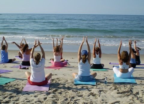 AncaYoga am Strand